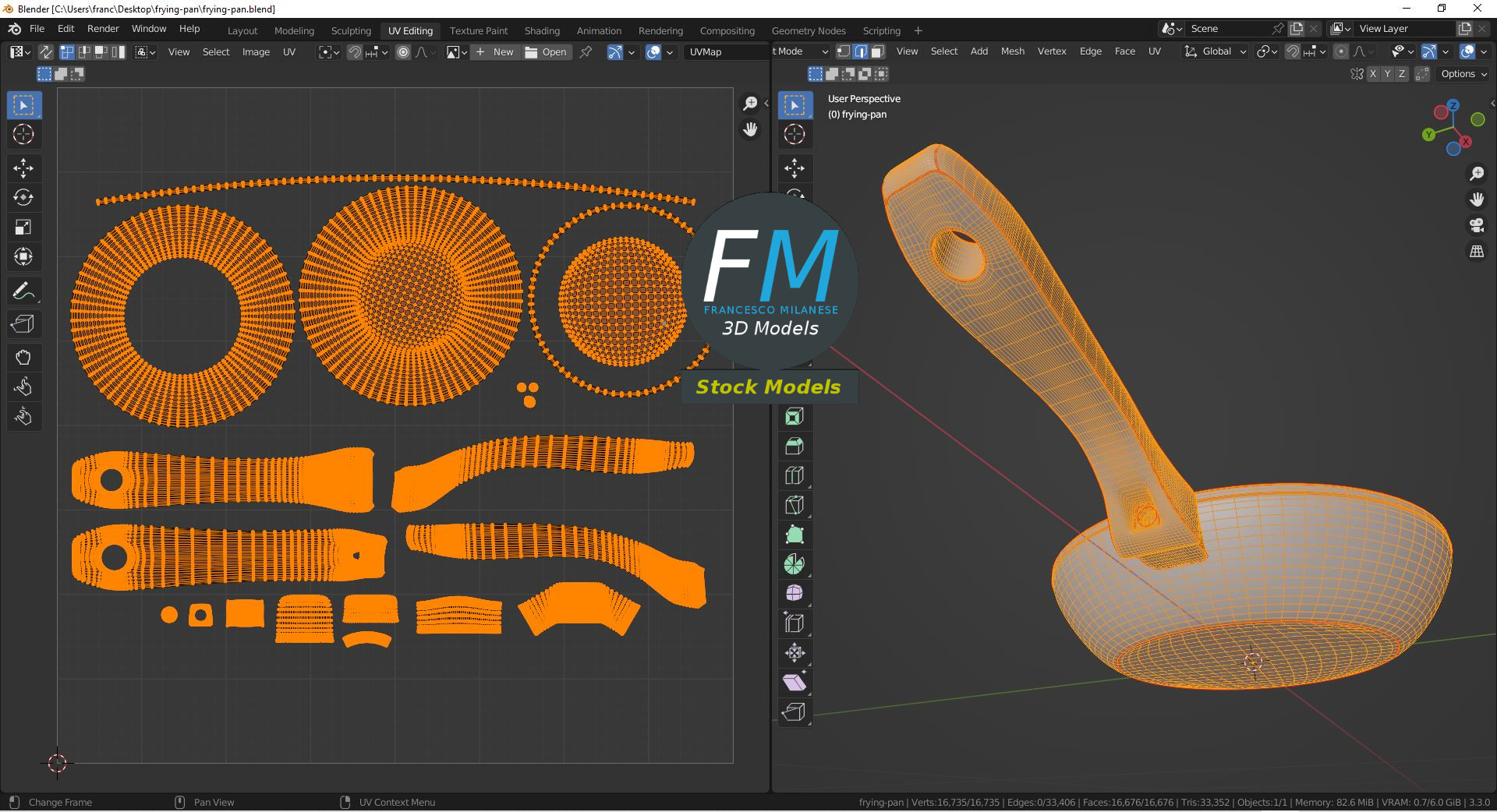 3D-Modell - Bratpfanne - 10