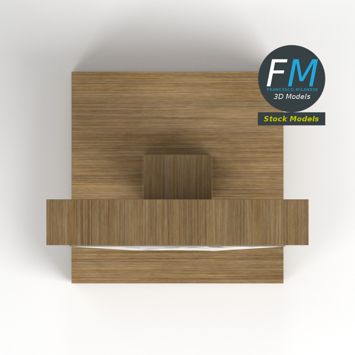 3D-Modell - Furinkazan Holzschild - 06