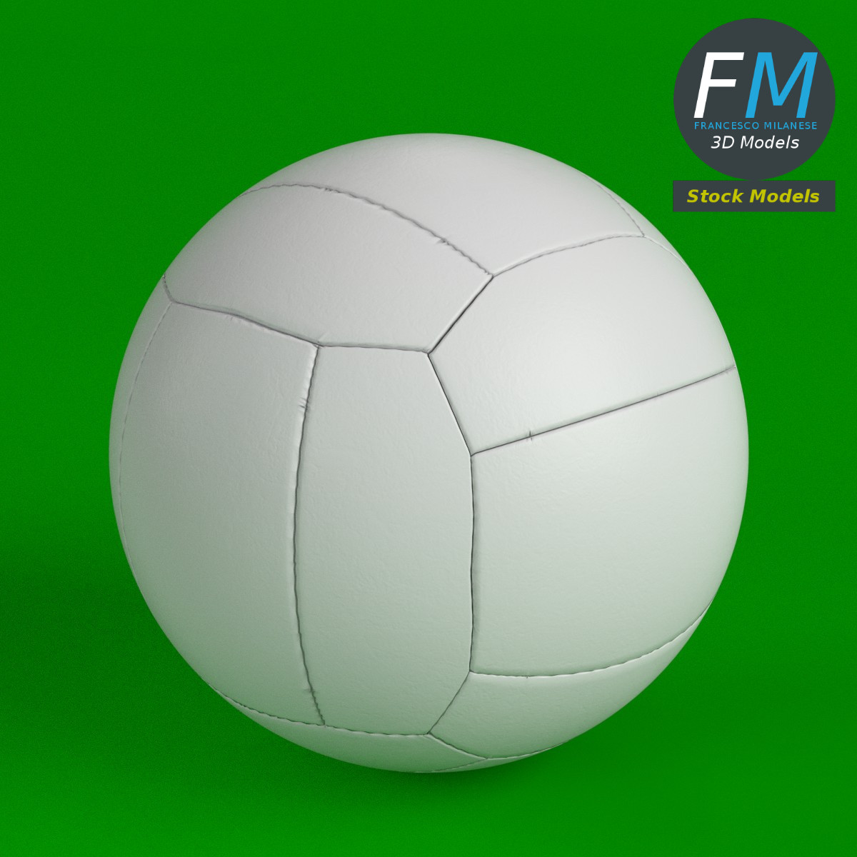 3D-Modell - Gälischer Football - 01