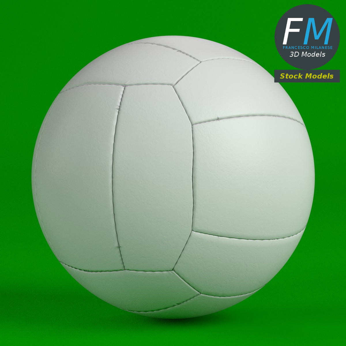 3D-Modell - Gälischer Football - 03