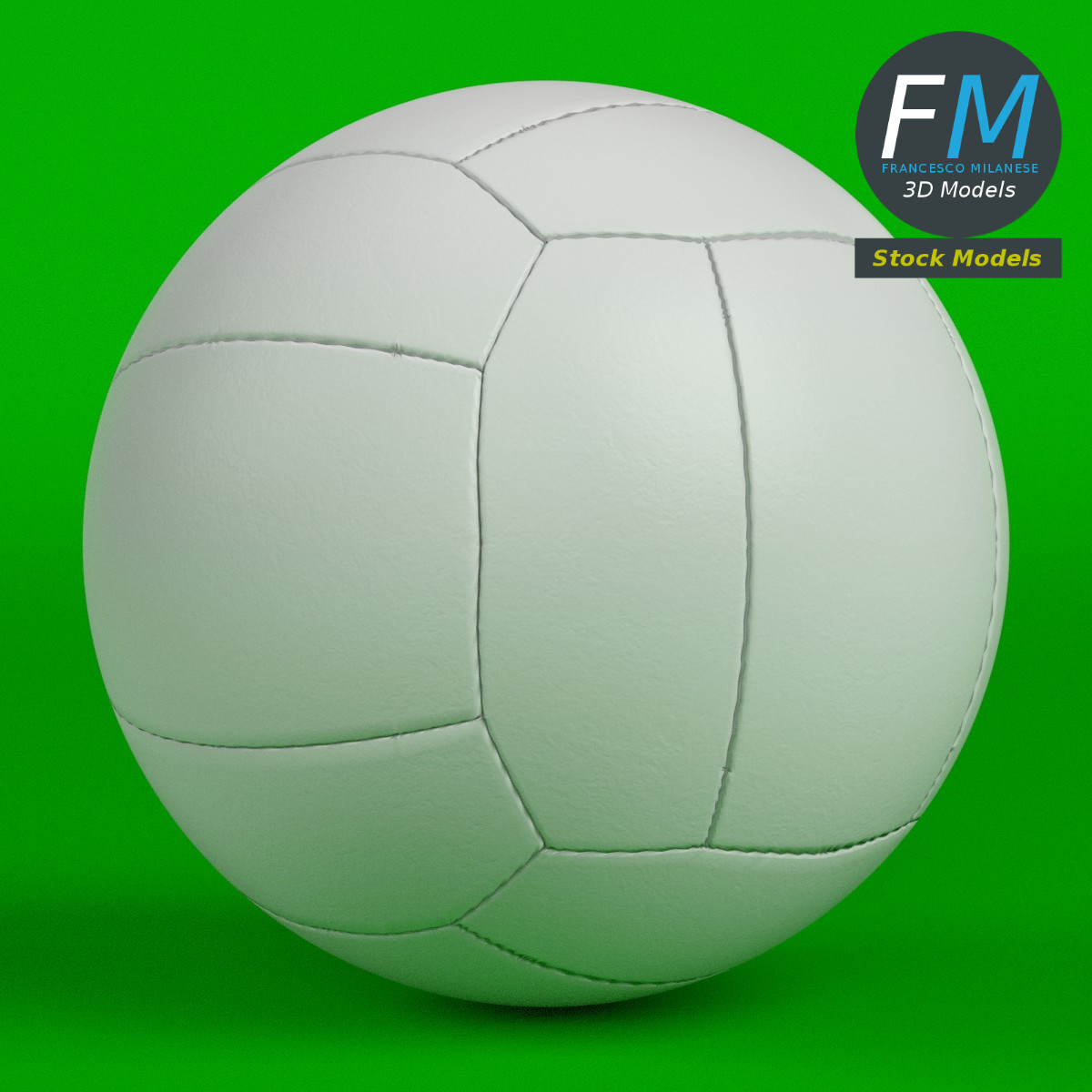 3D-Modell - Gälischer Football - 04