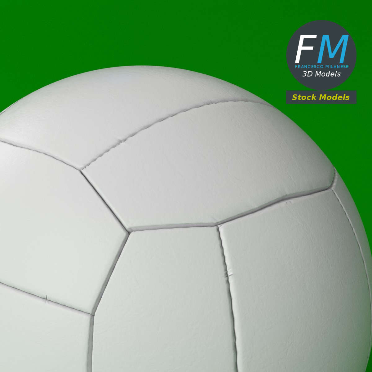 3D-Modell - Gälischer Football - 05