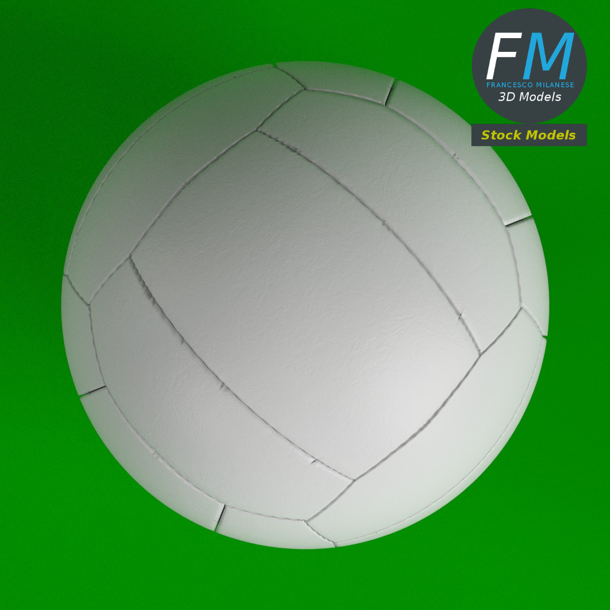 3D-Modell - Gälischer Football - 06
