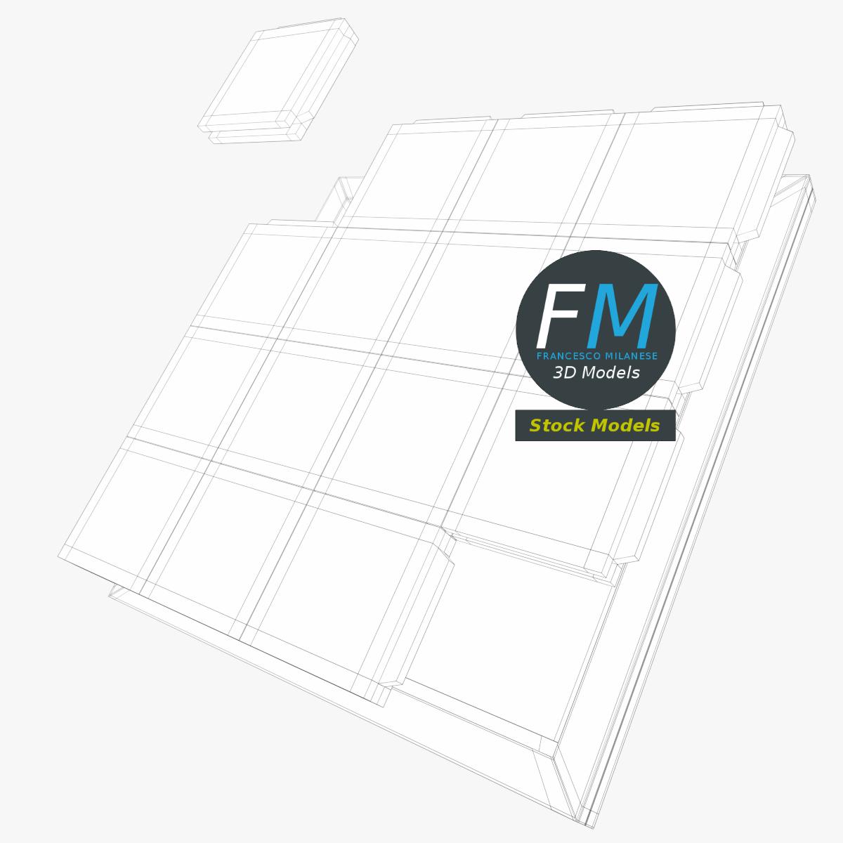 3D-Modell - 15er-Schiebepuzzle - 08