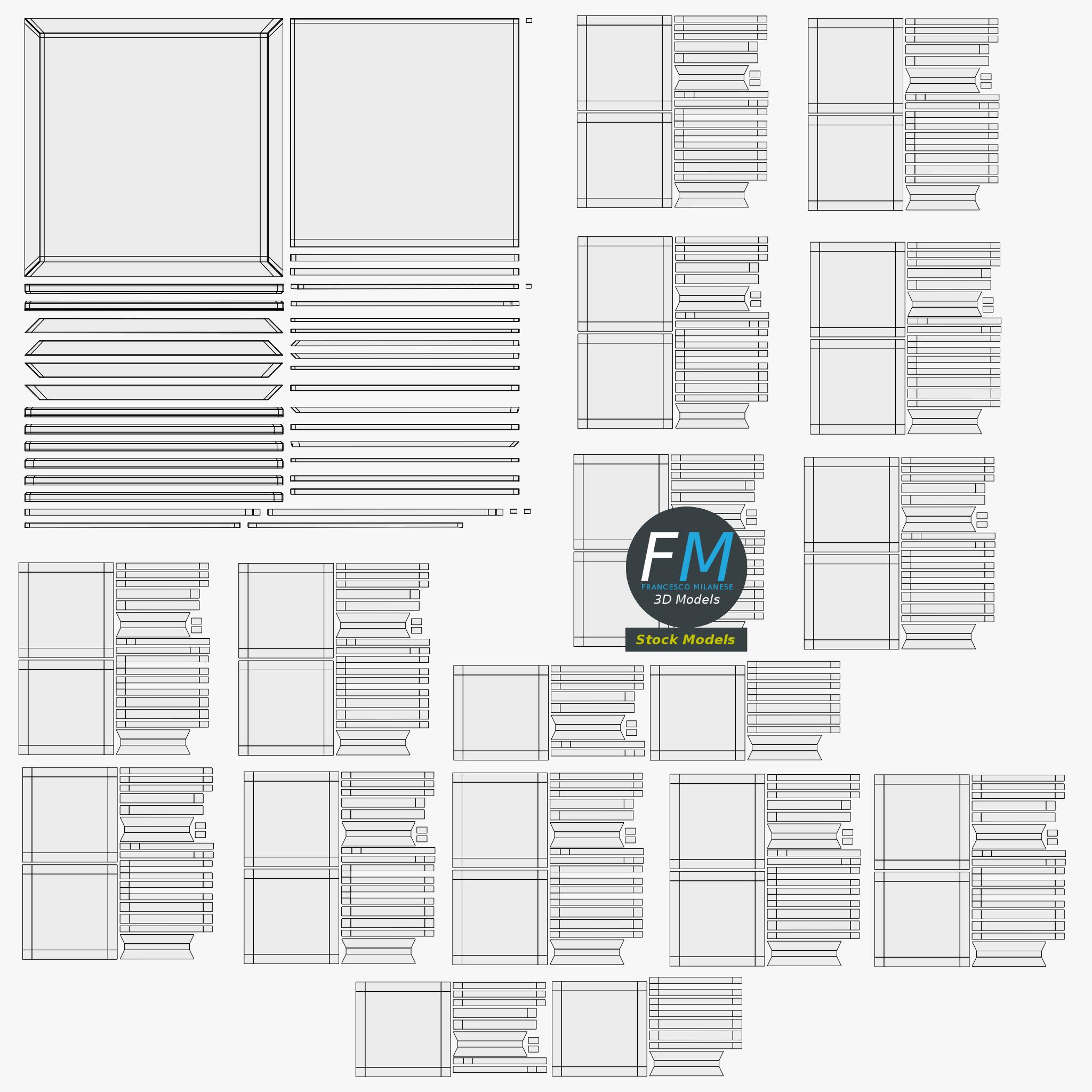 3D-Modell - 15er-Schiebepuzzle - 11