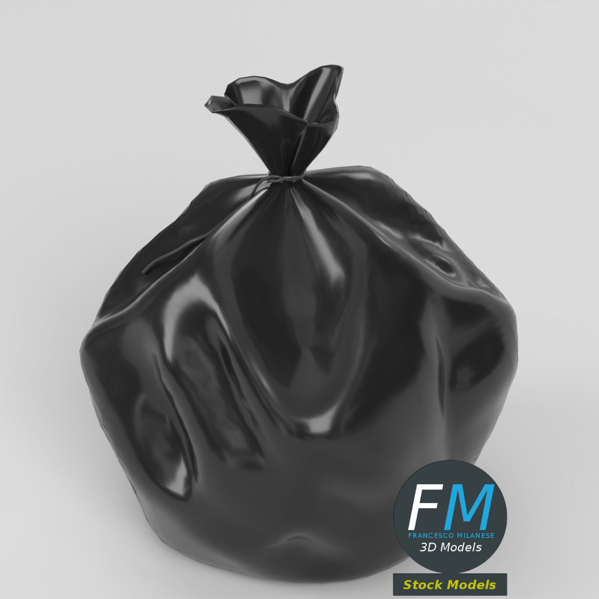 3D-Modell - Müllsack - 02