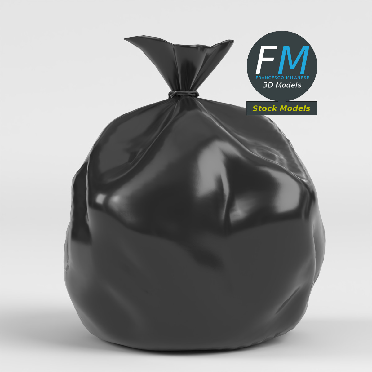 3D-Modell - Müllsack - 04