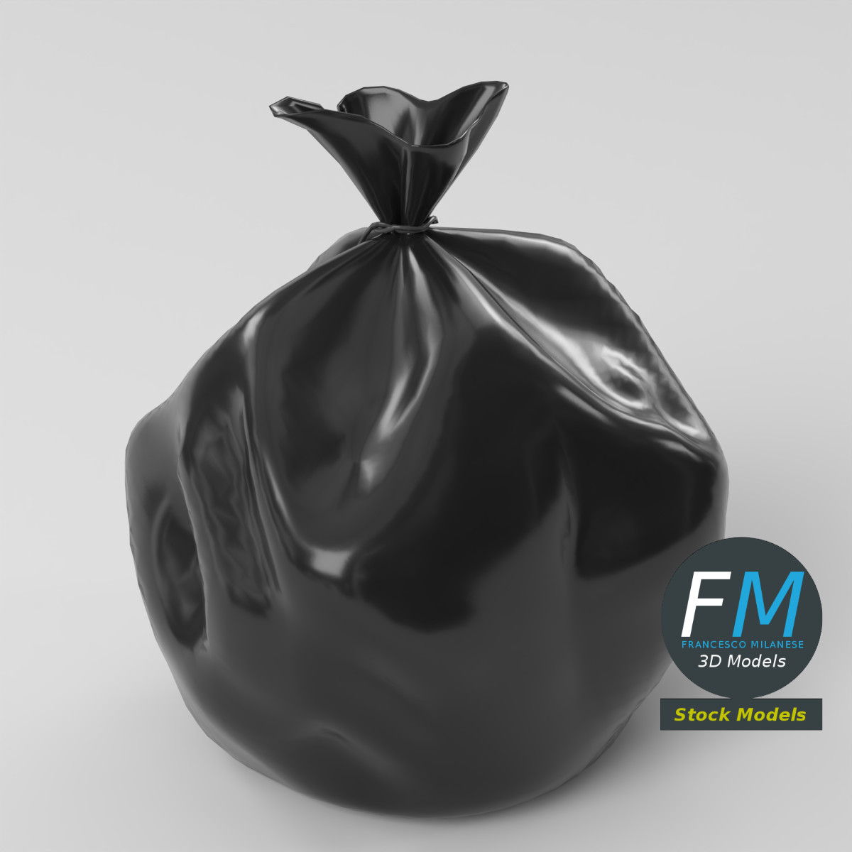 3D-Modell - Müllsack - 05
