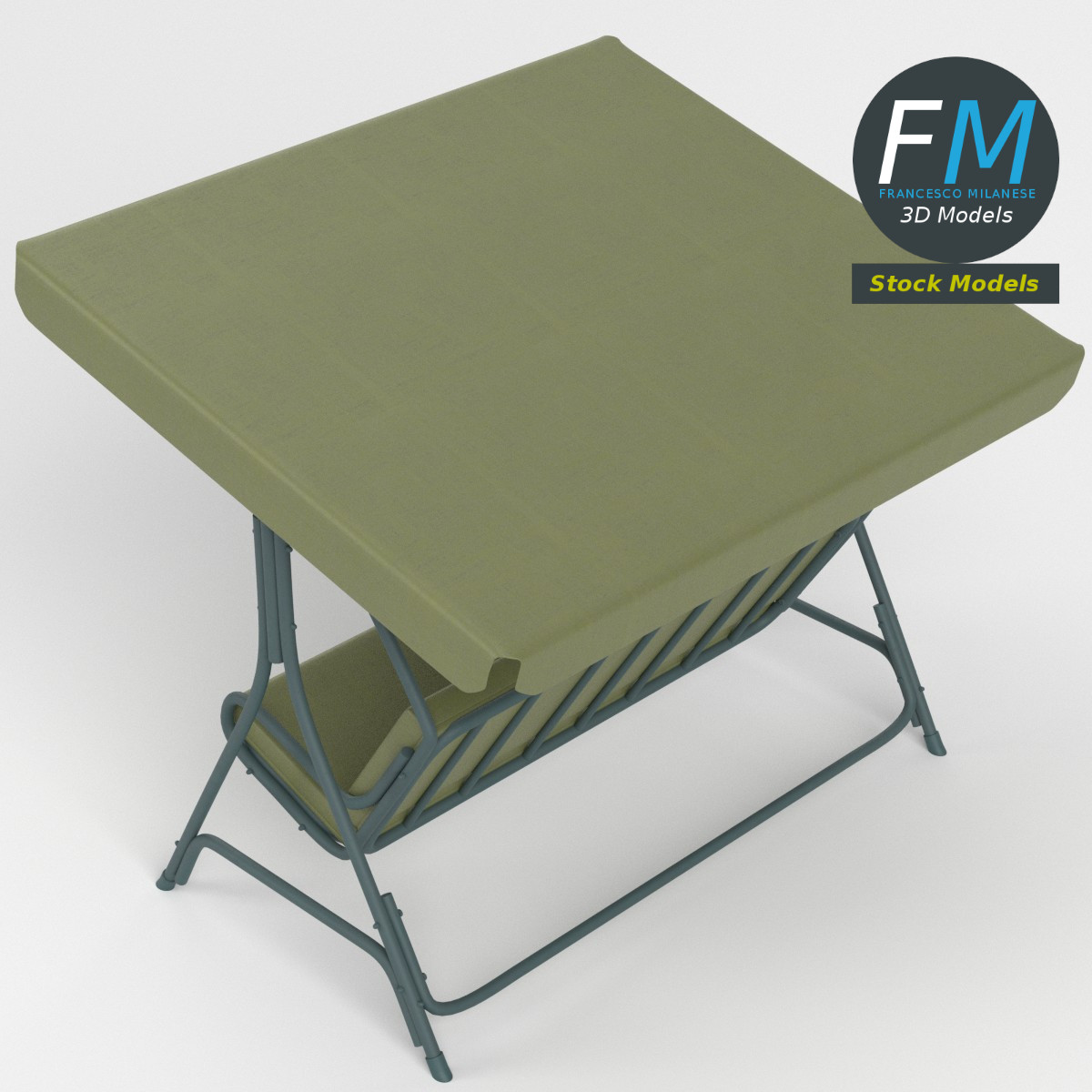 3D-Modell - Gartenschaukel - 02