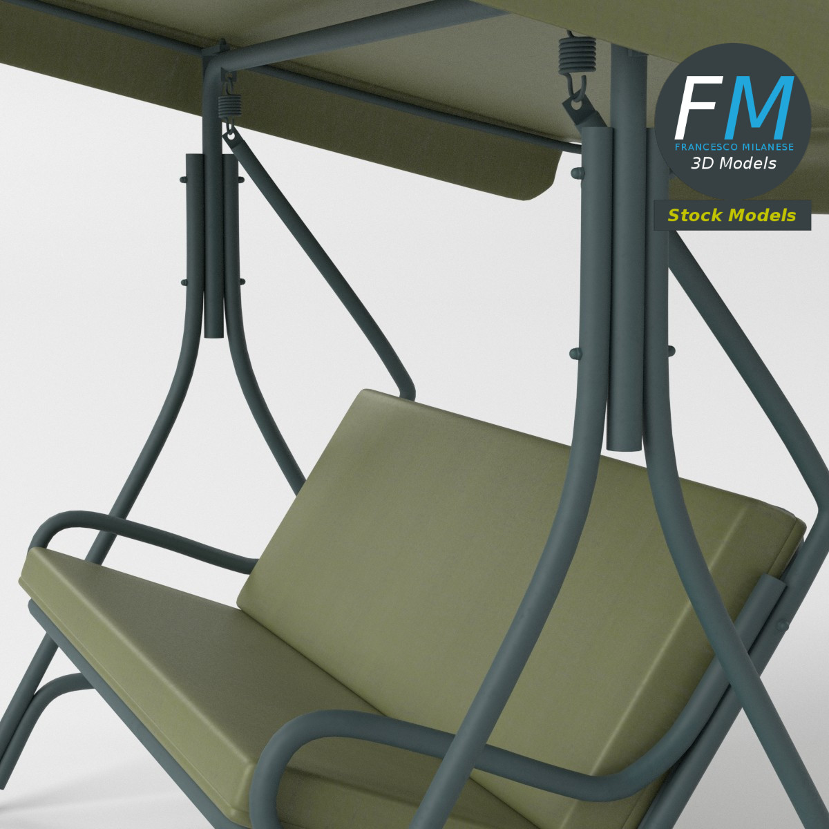 3D-Modell - Gartenschaukel - 05