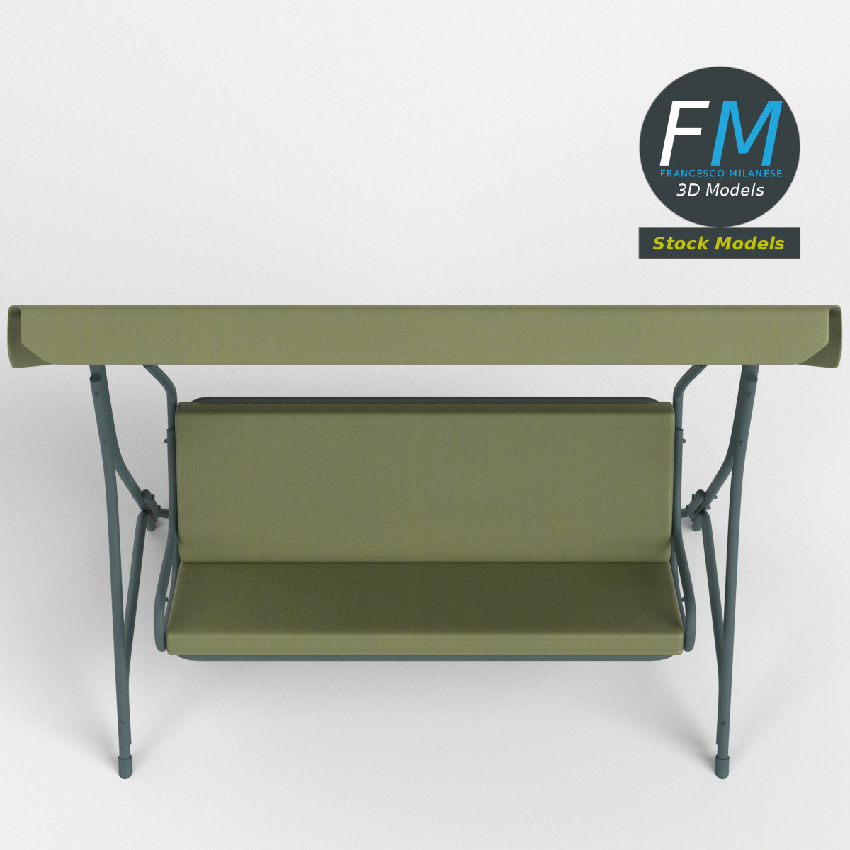 3D-Modell - Gartenschaukel - 06