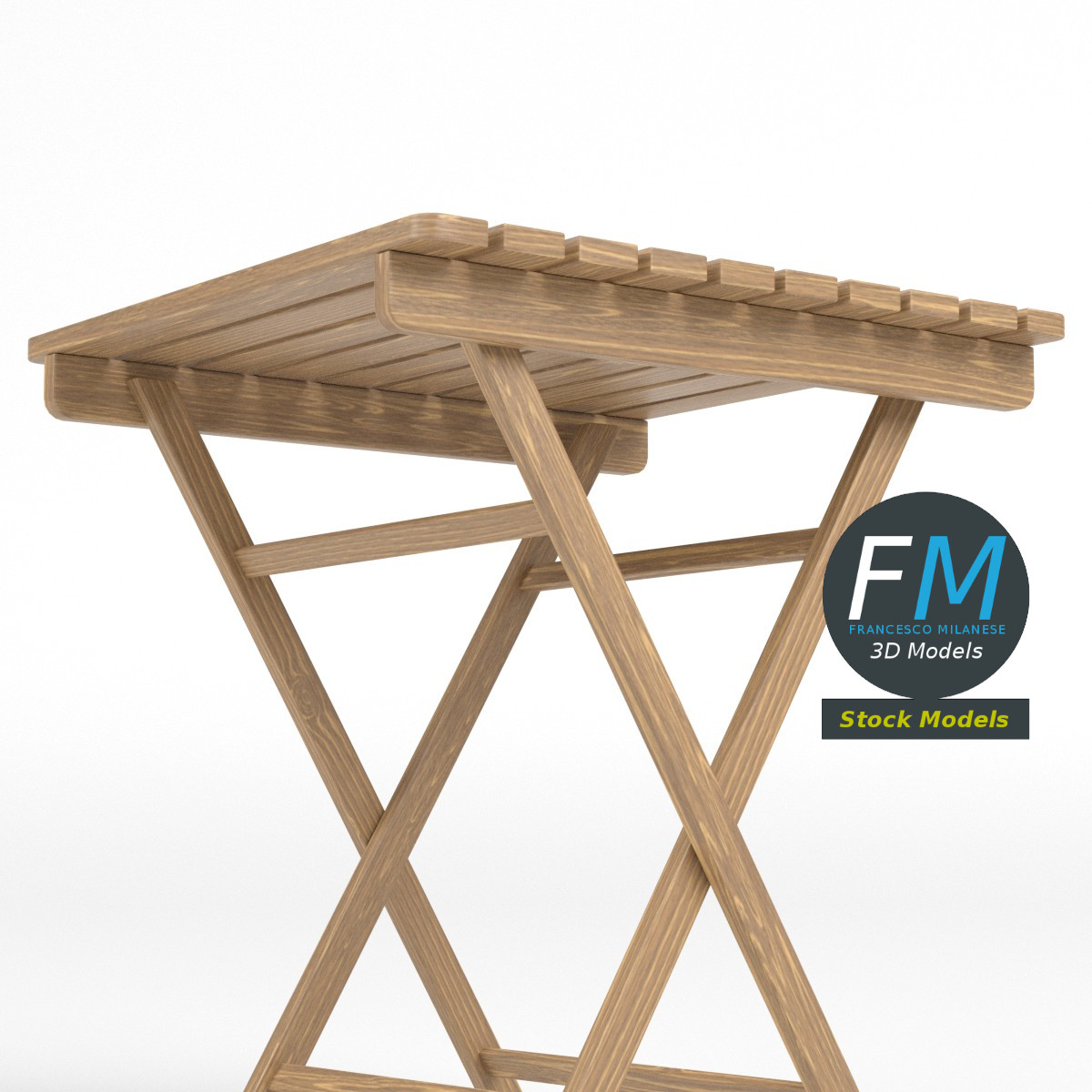 3D-Modell - Gartentisch - 04