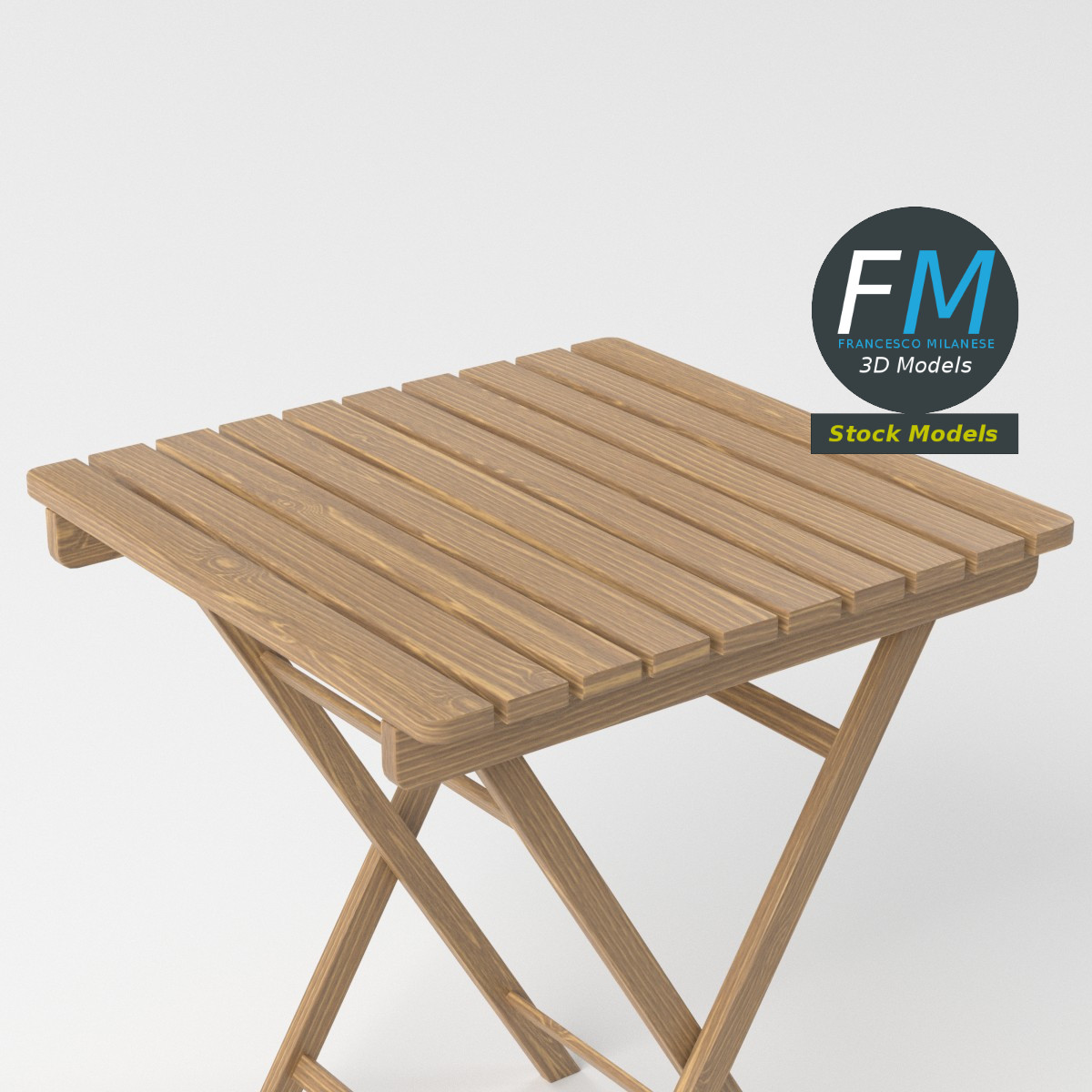 3D-Modell - Gartentisch - 05