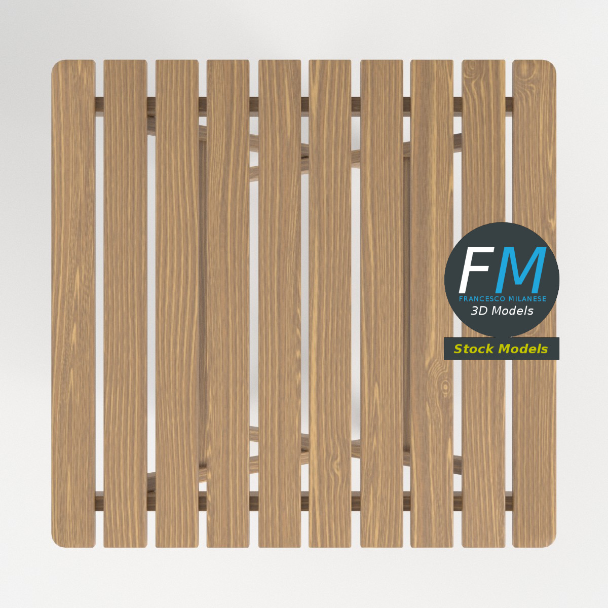 3D-Modell - Gartentisch - 06