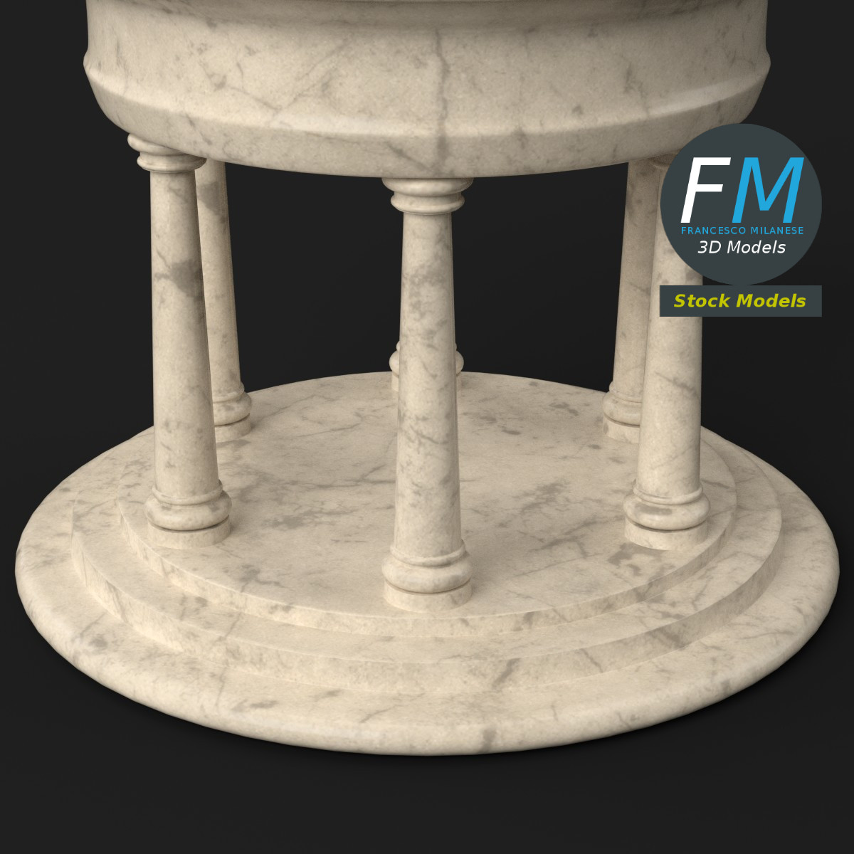 3D-Modell - Gartenpavillon - 05