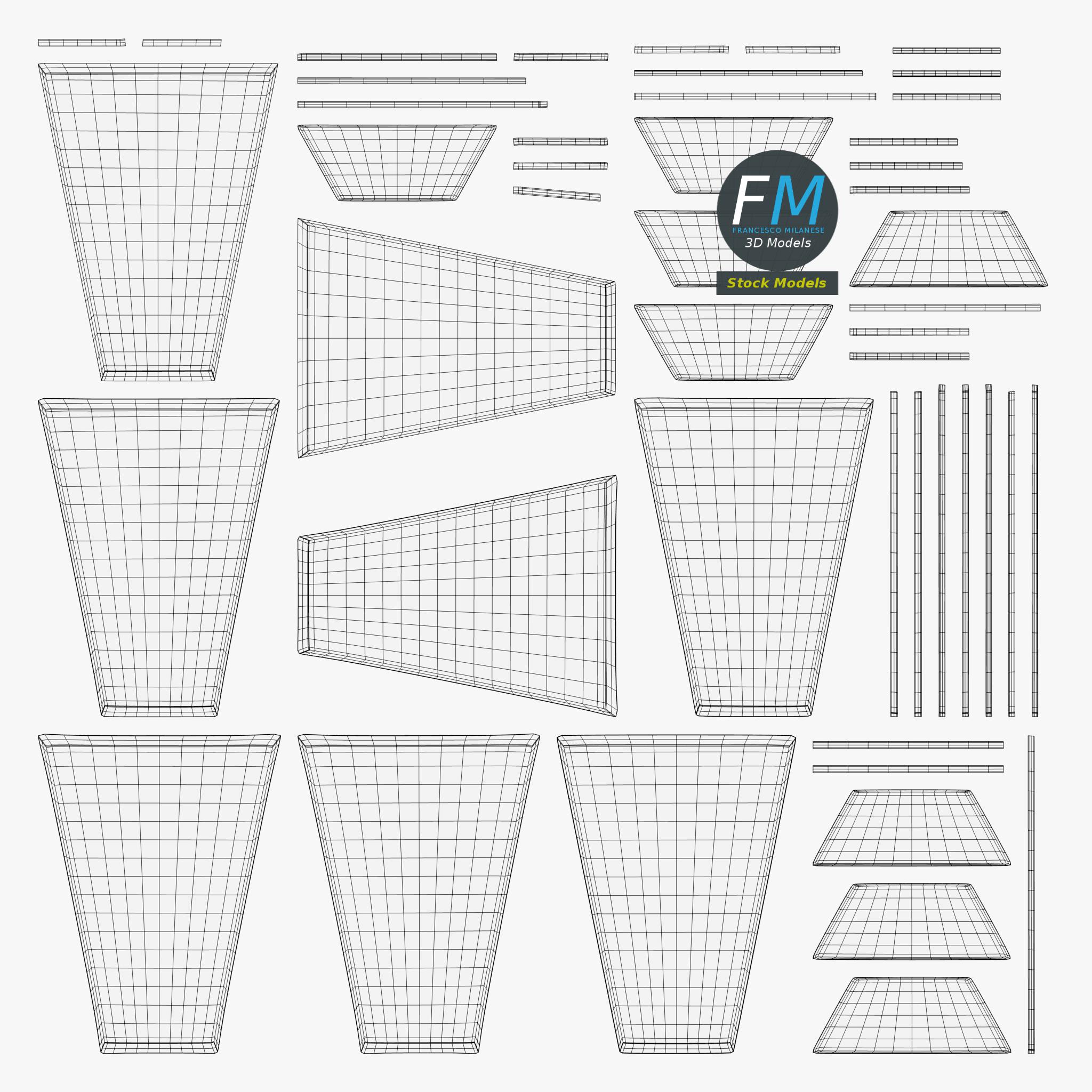 3D-Modell - Gartenlaternenmast - 11