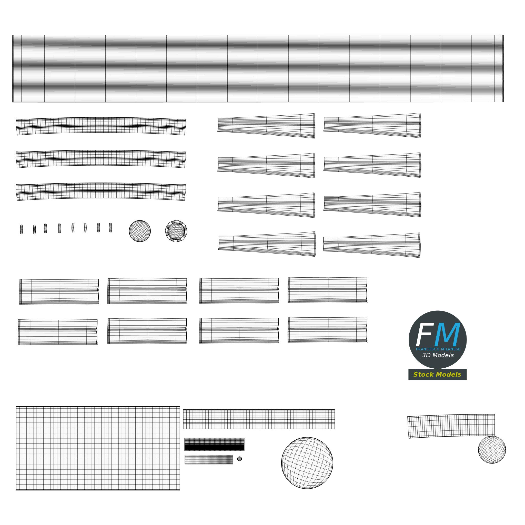 3D-Modell - Gartenfackel - 11 3D-Modell - Gartenfackel - 11