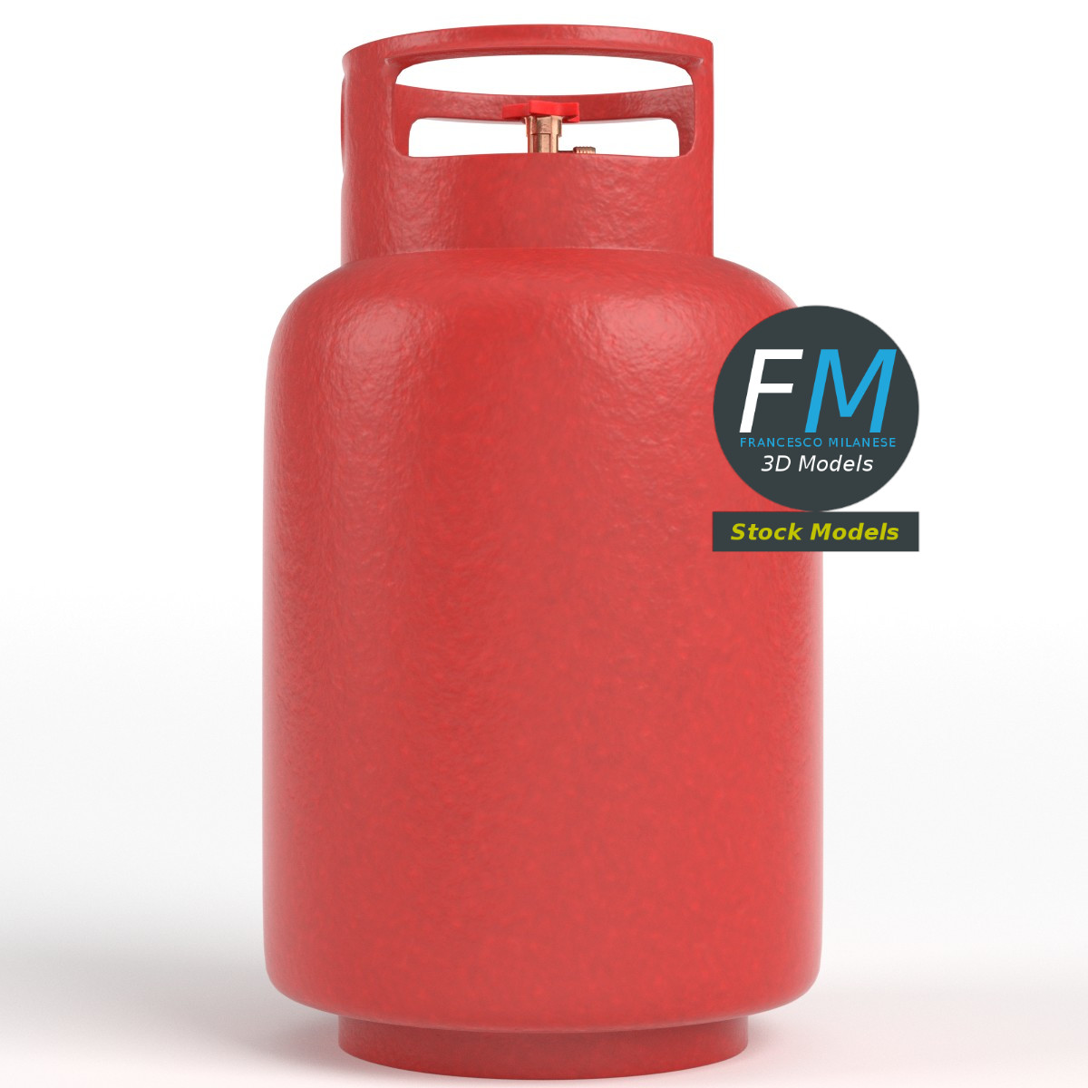3D-Modell - Gasflasche - 04