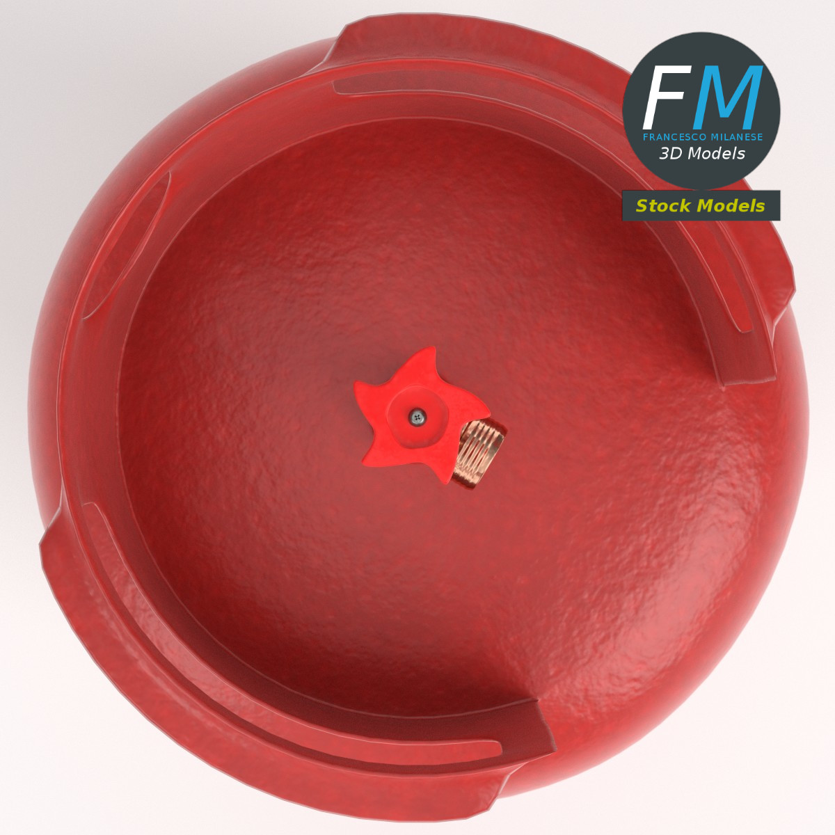 3D-Modell - Gasflasche - 06