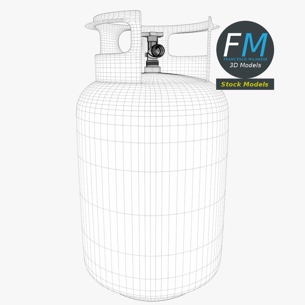 3D-Modell - Gasflasche - 07
