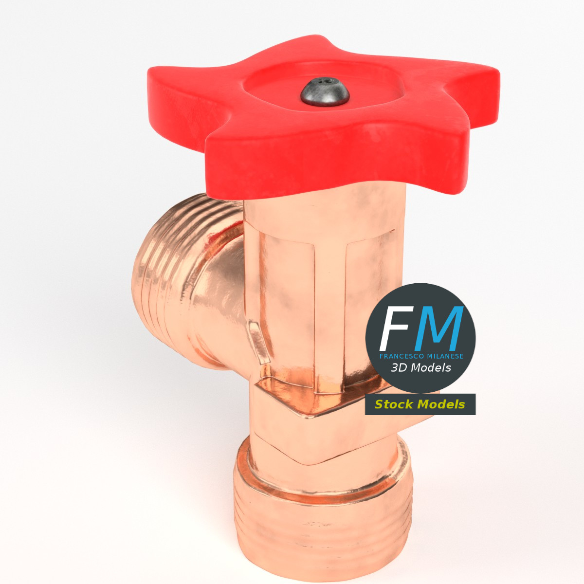 3D-Modell - Gasventil - 02