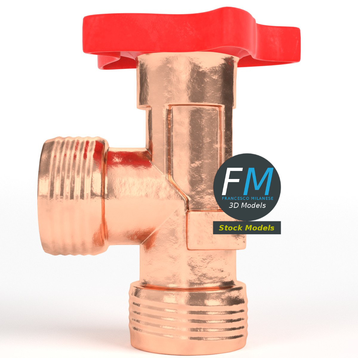 3D-Modell - Gasventil - 03