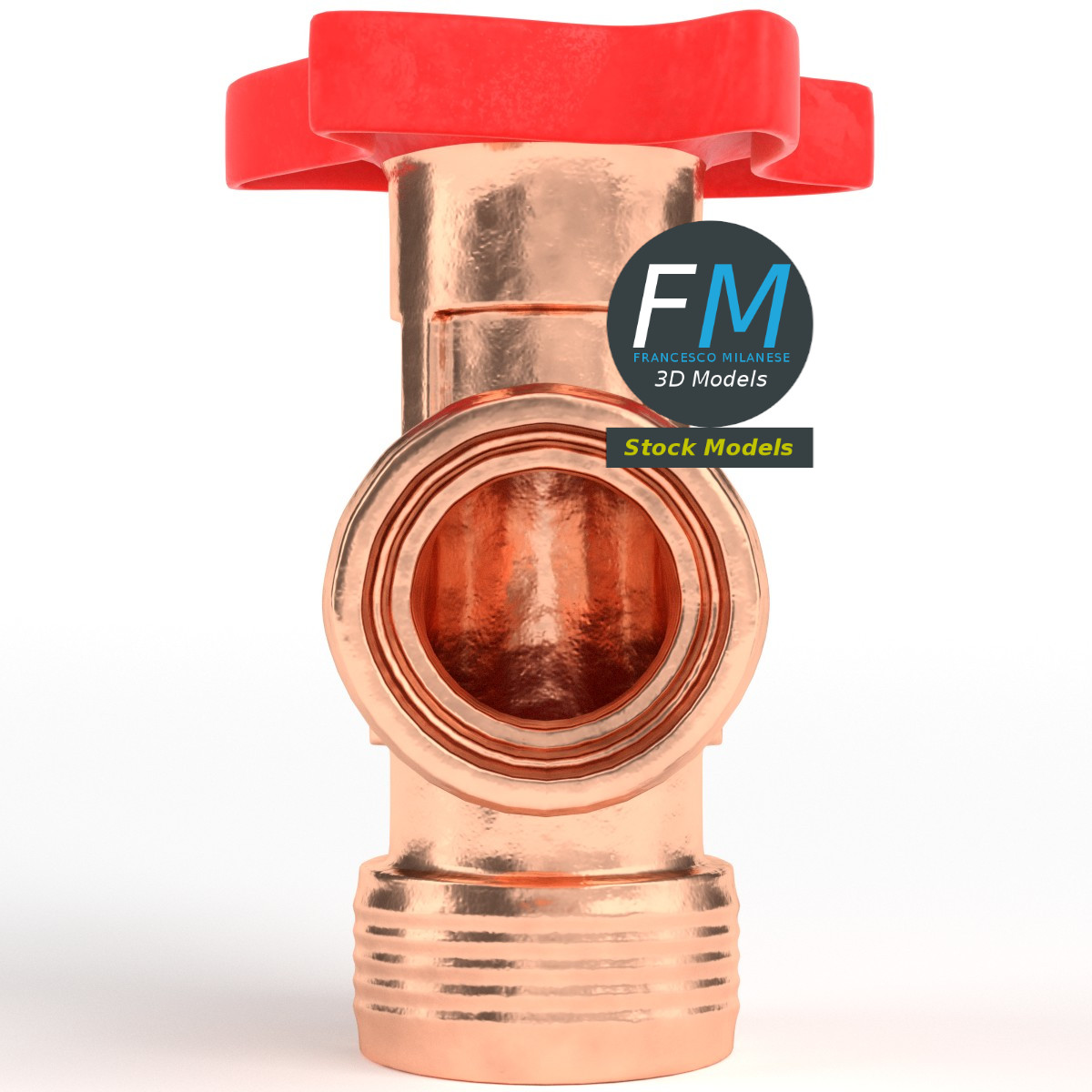 3D-Modell - Gasventil - 04