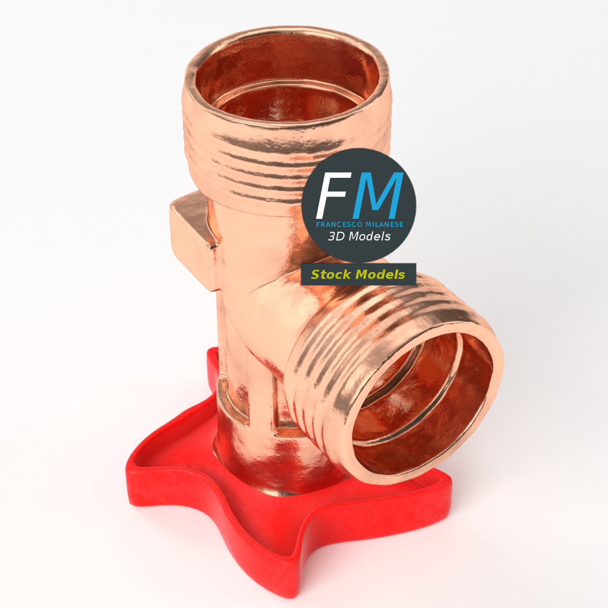 3D-Modell - Gasventil - 05