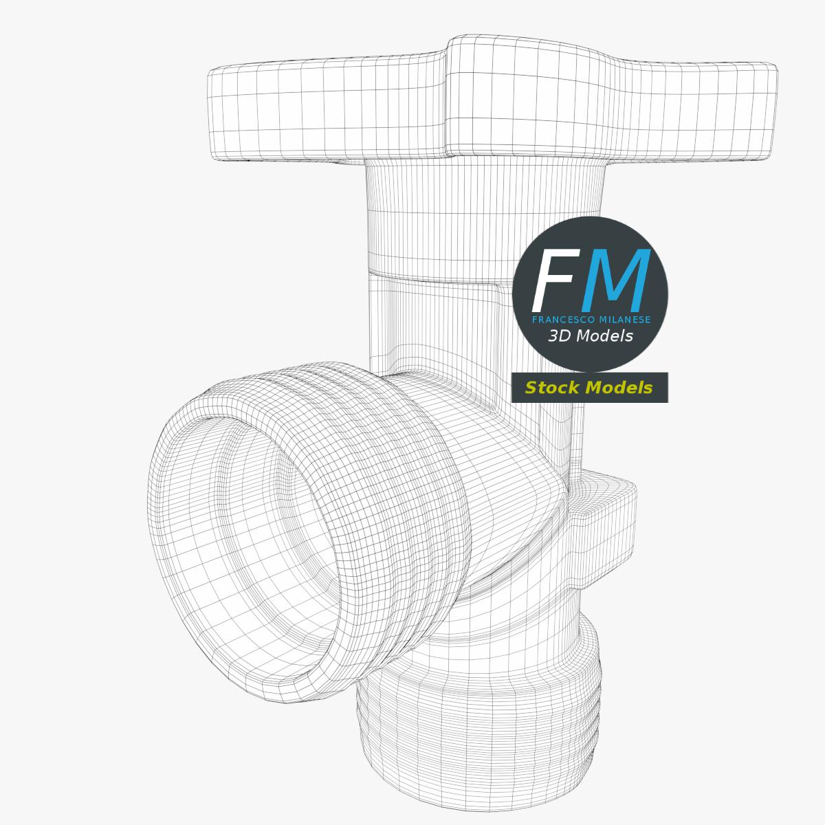 3D-Modell - Gasventil - 07