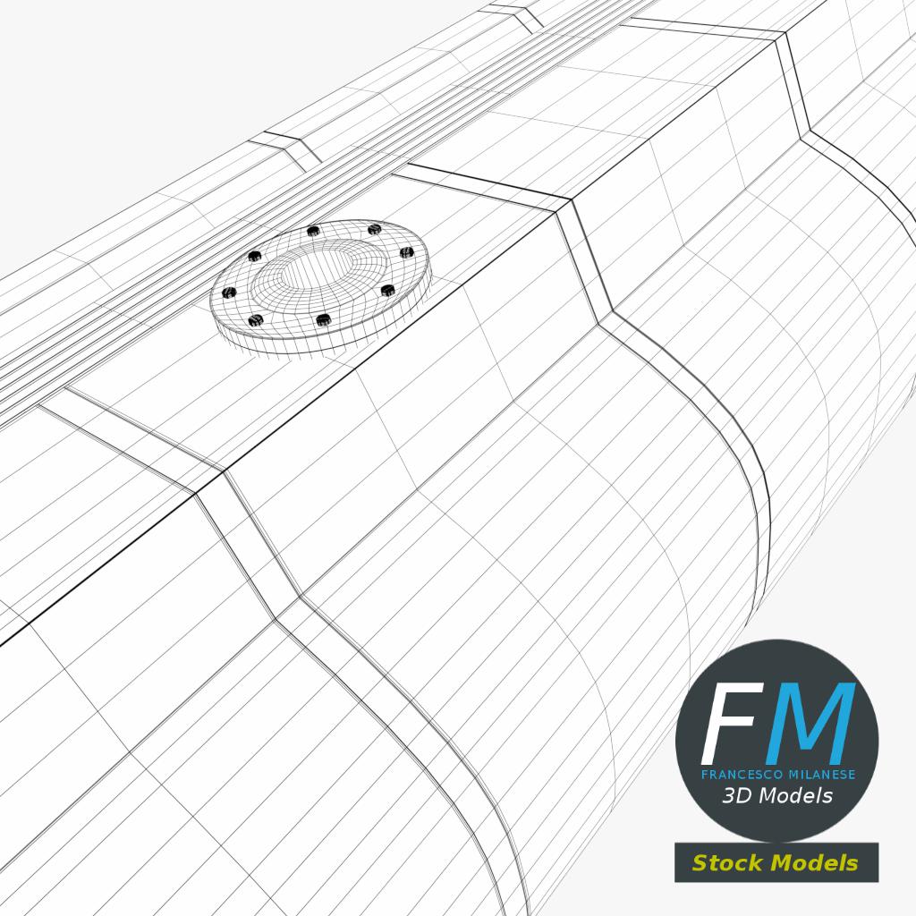 3D-Modell - Kraftstofftank - 08