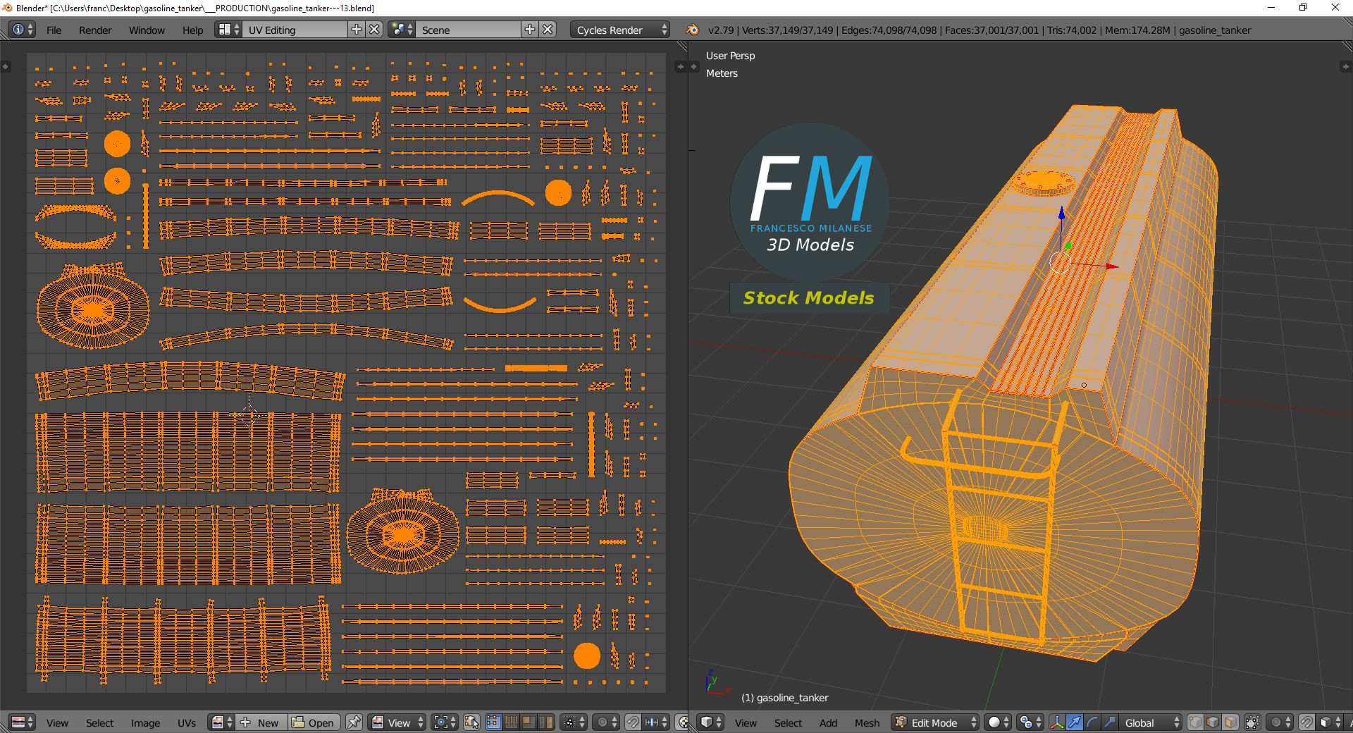 3D-Modell - Kraftstofftank - 10