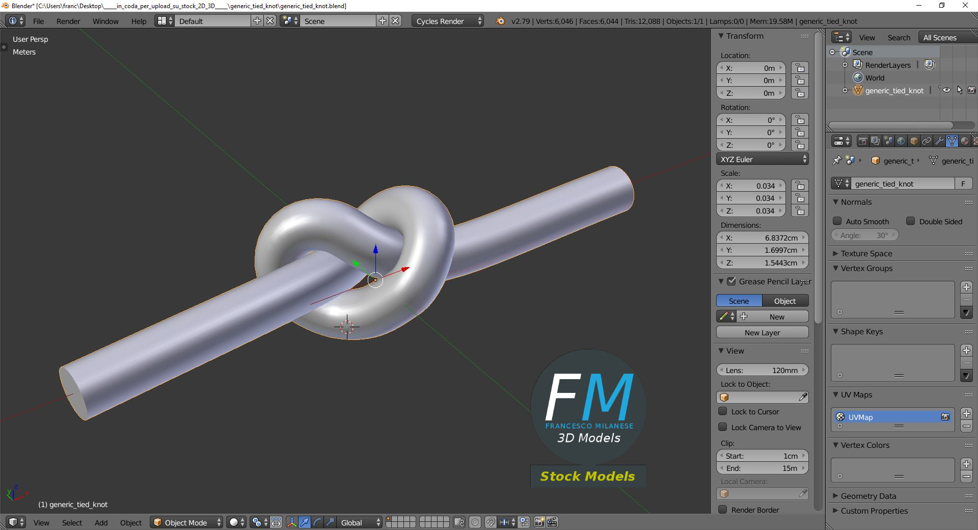 3D-Modell - Universeller Knoten - 09