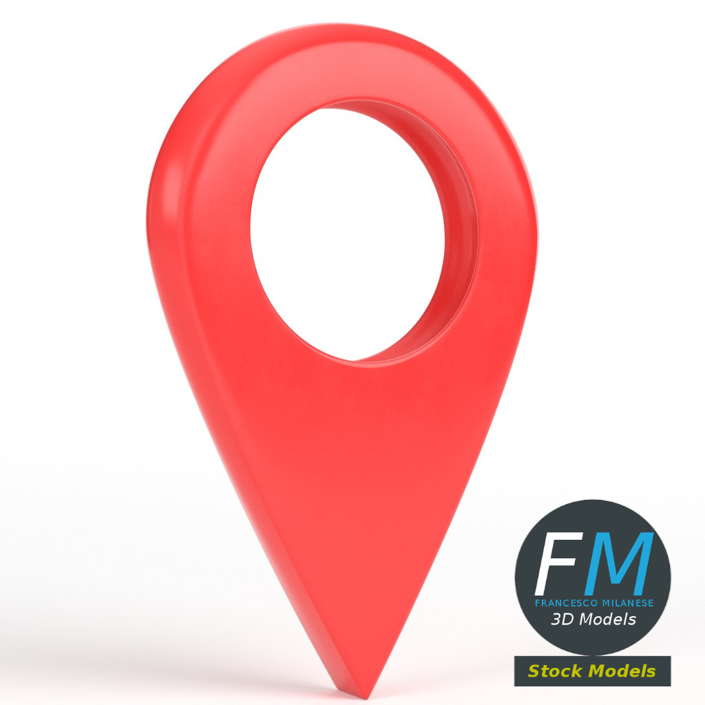 3D-Modell - Standortmarkierung - 01