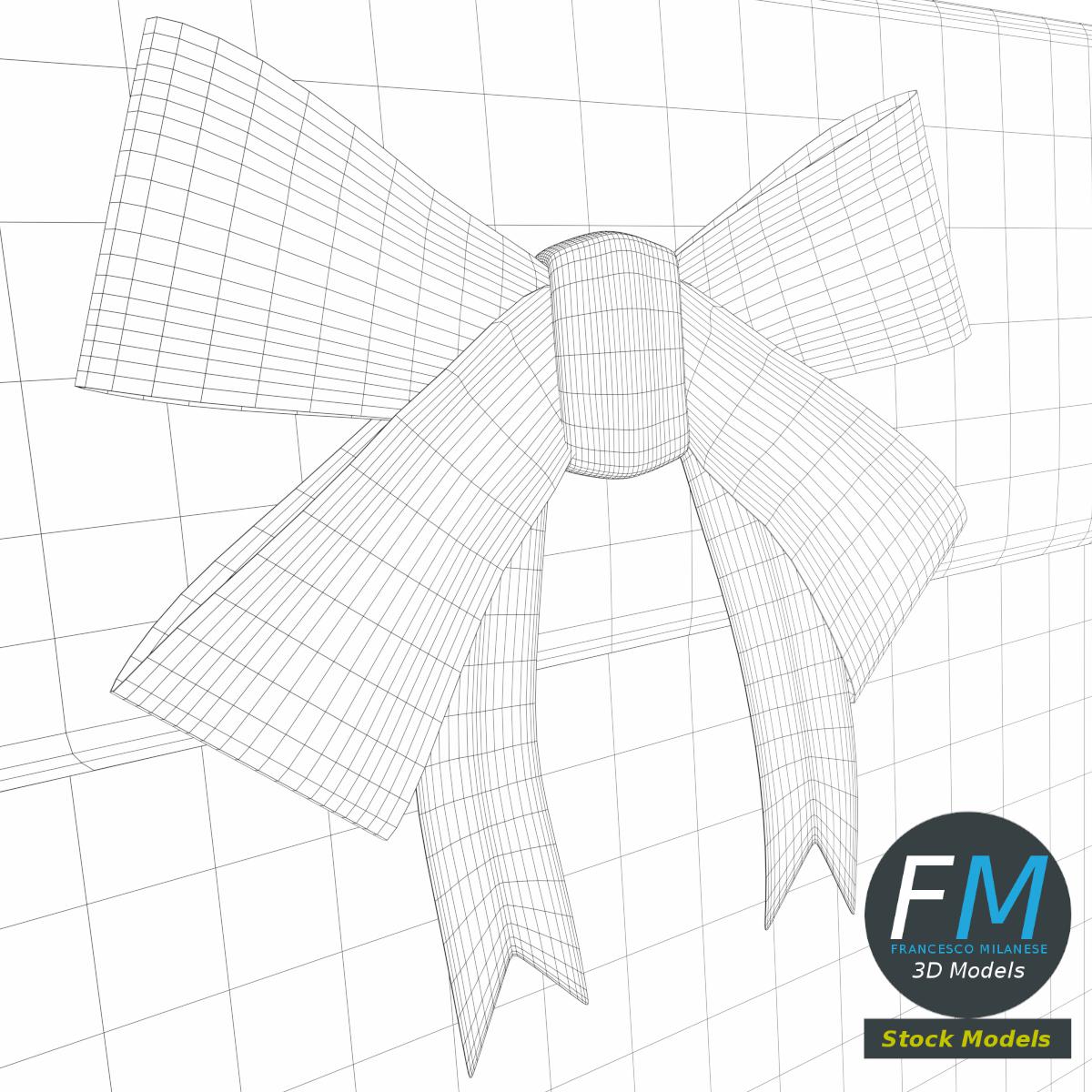 3D-Modell - Geschenkpapiertasche - 08