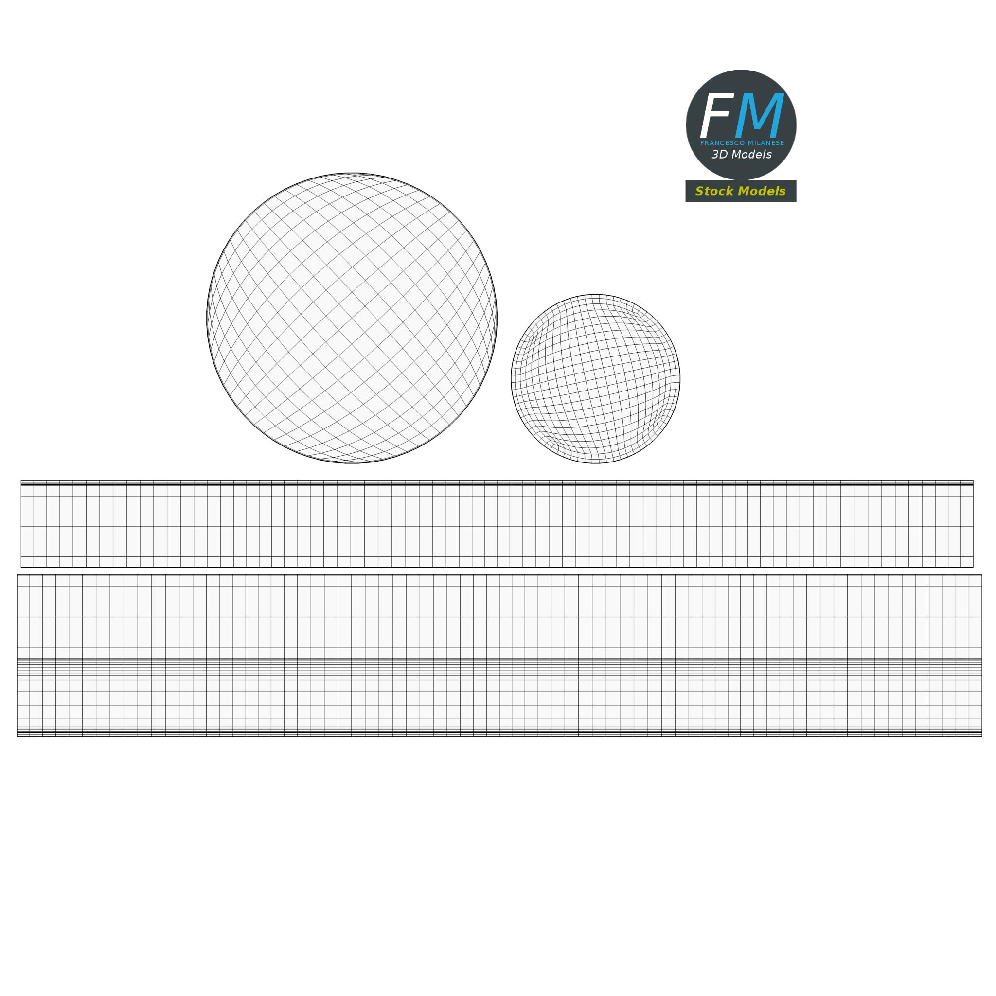 3D-Modell - Glasampulle mit Aluminiumkappe - 11