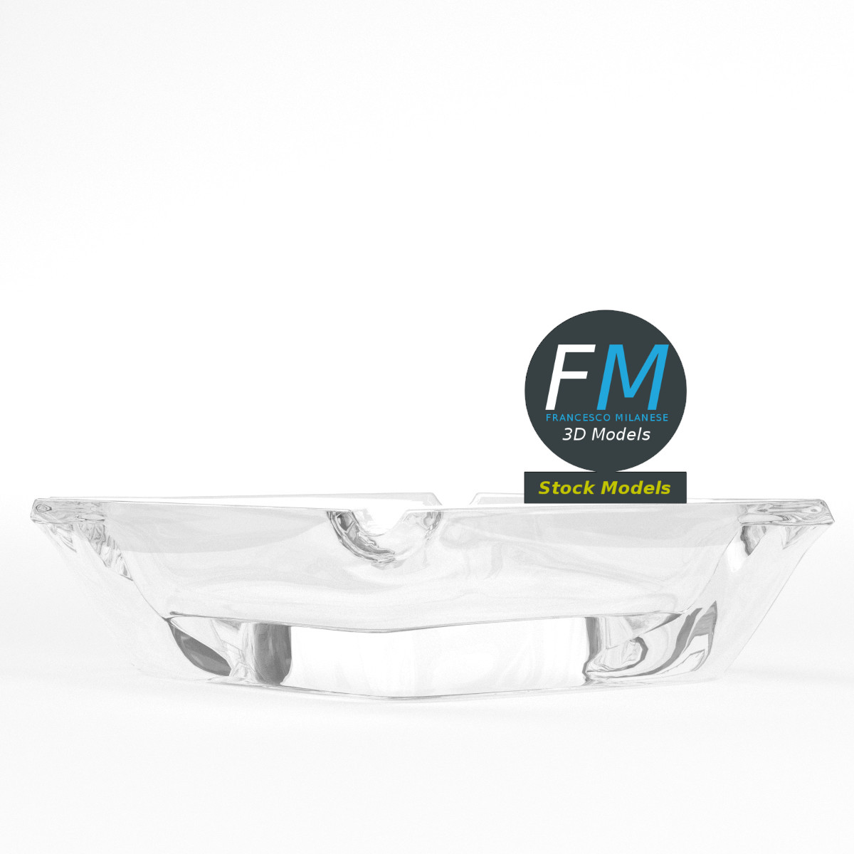 3D-Modell - Glasaschenbecher - 03