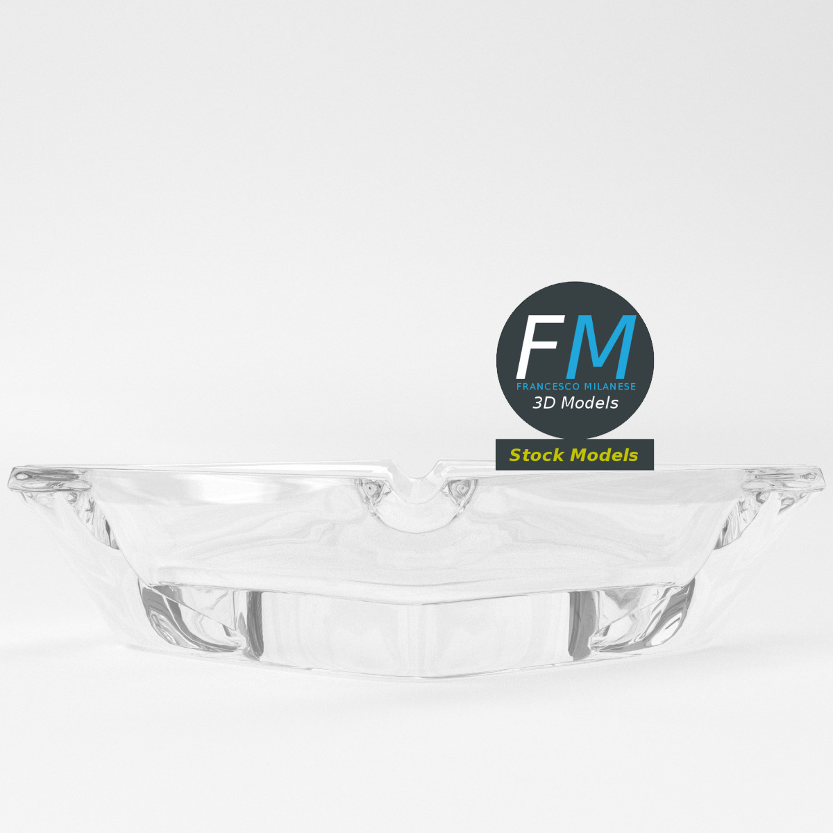 3D-Modell - Glasaschenbecher - 05