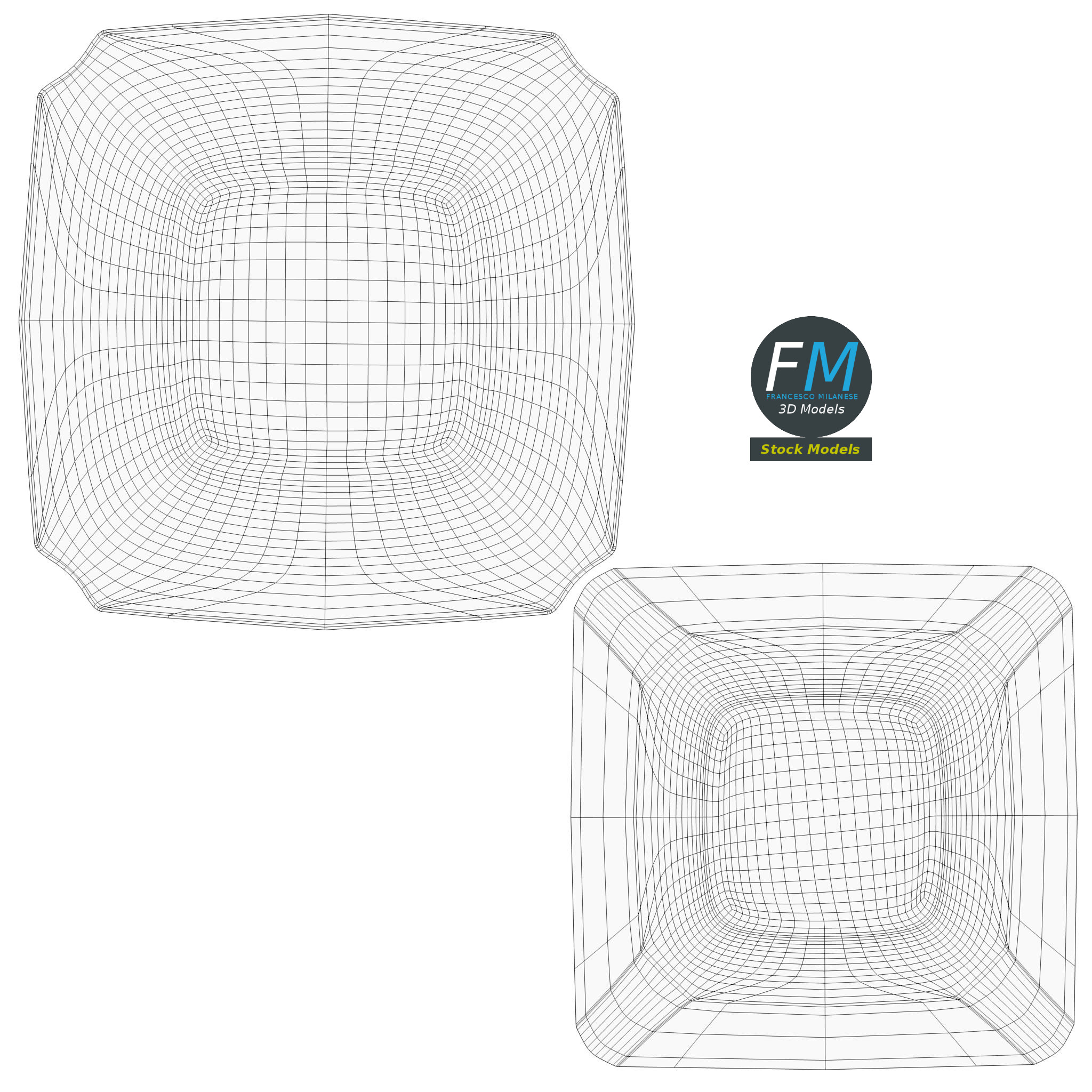 3D-Modell - Glasaschenbecher - 11 3D-Modell - Glasaschenbecher - 11