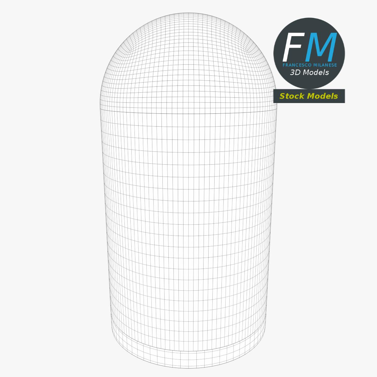 3D-Modell - Glasglocke mit Holzsockel - 07