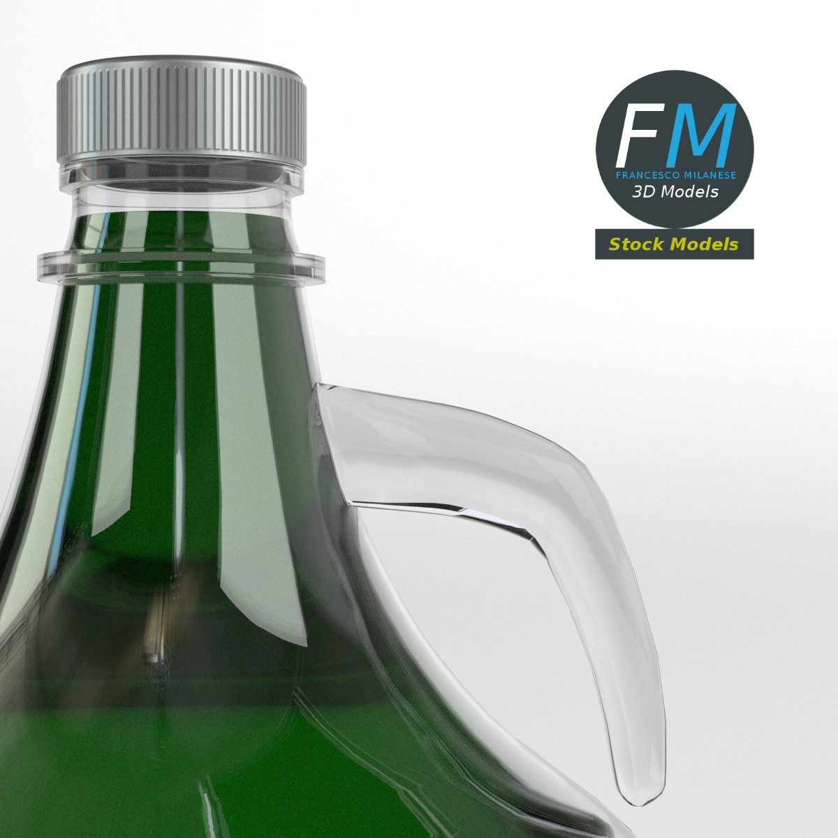 3D-Modell - Glaskanister - 03