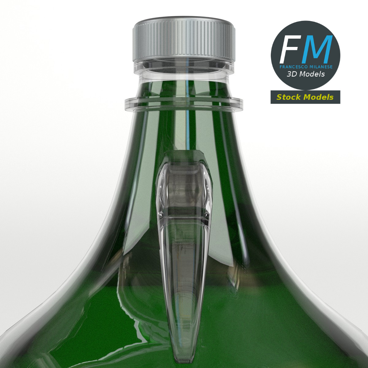 3D-Modell - Glaskanister - 04