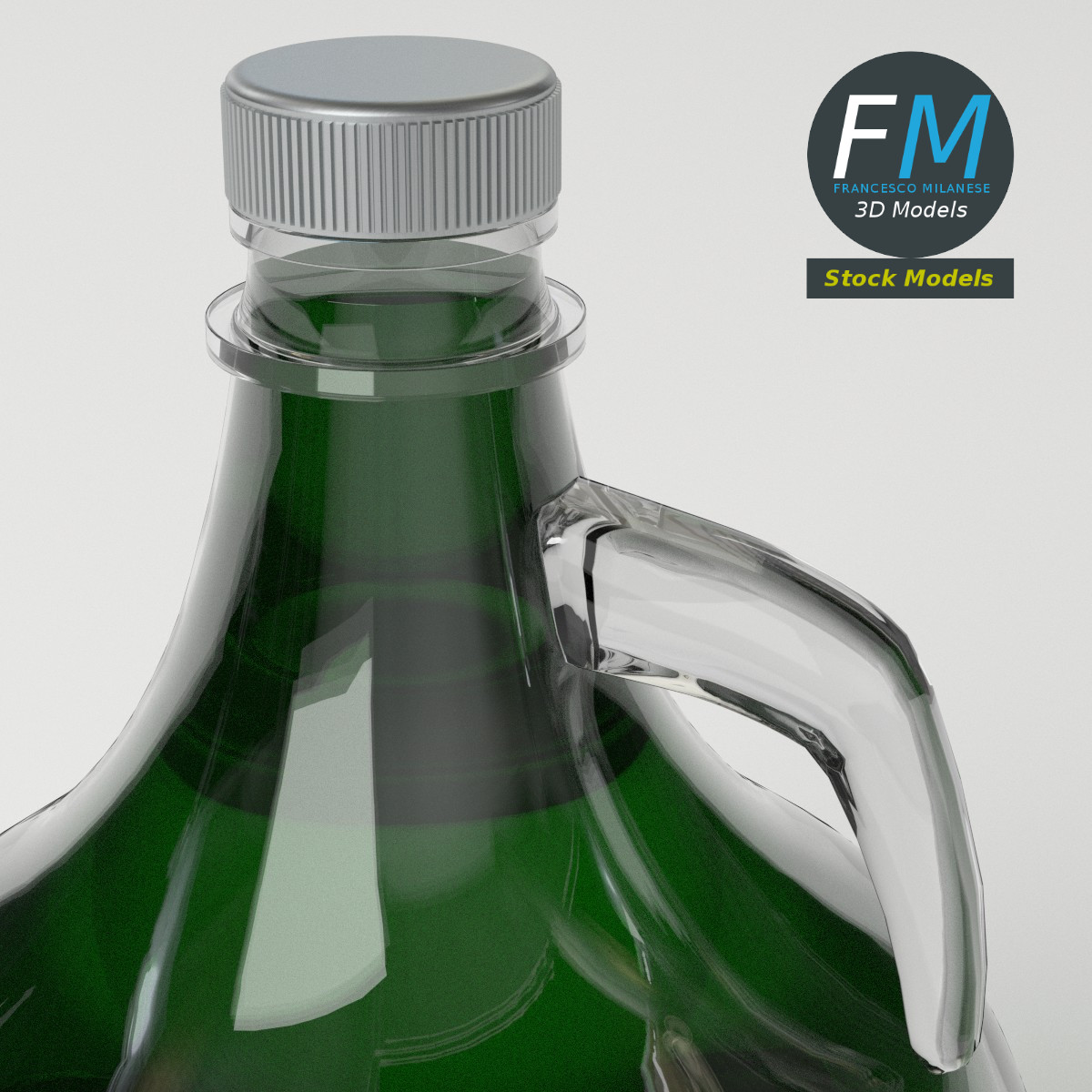 3D-Modell - Glaskanister - 05