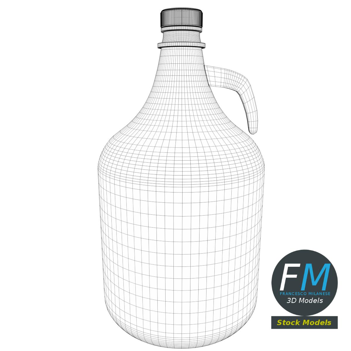 3D-Modell - Glaskanister - 07