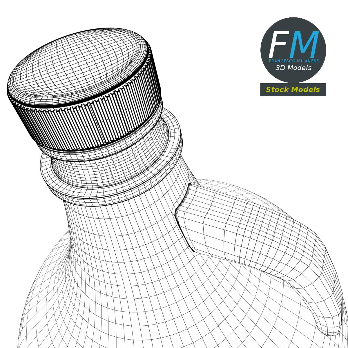 3D-Modell - Glaskanister - 08
