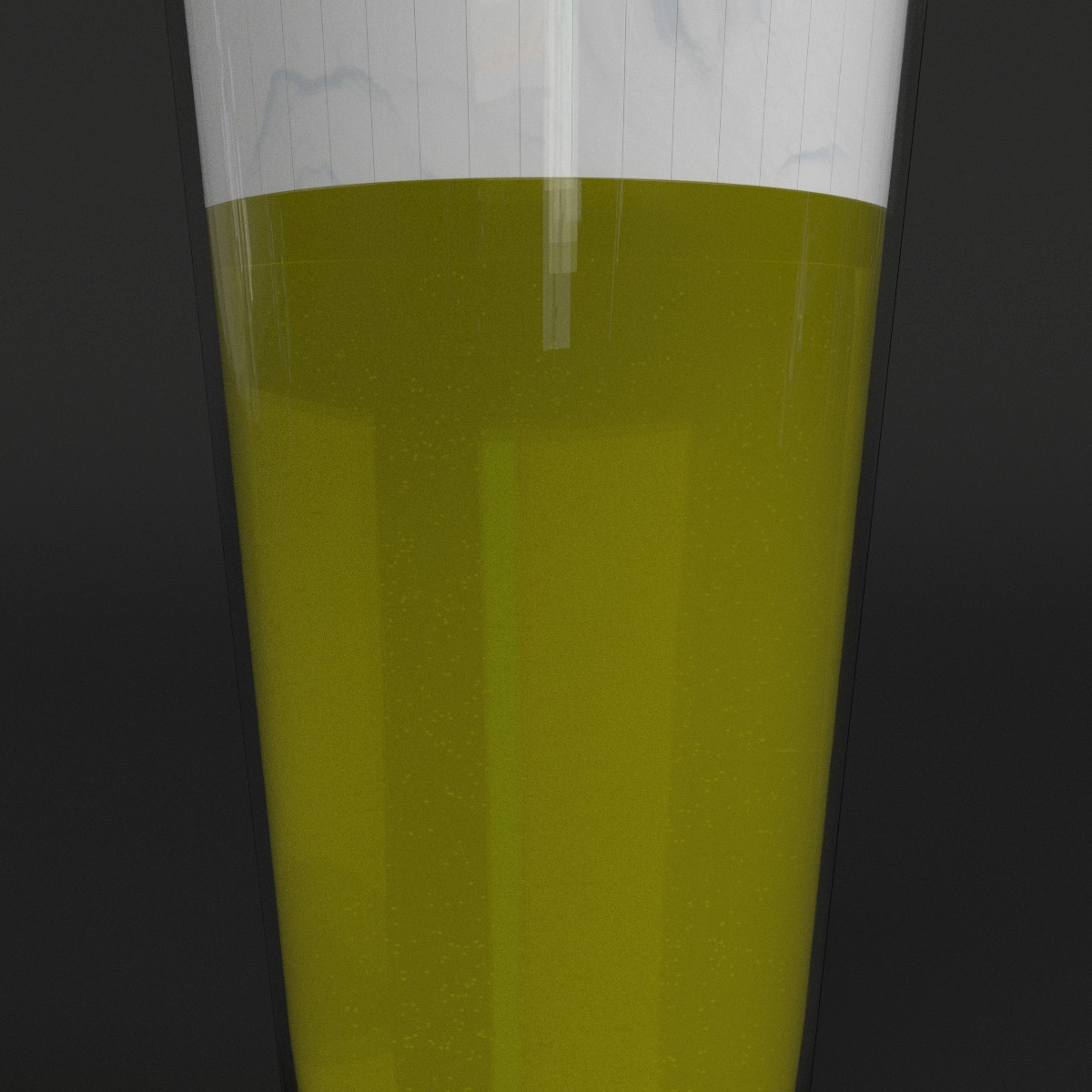 3D-Modell - Bierglas mit Schaum - 04