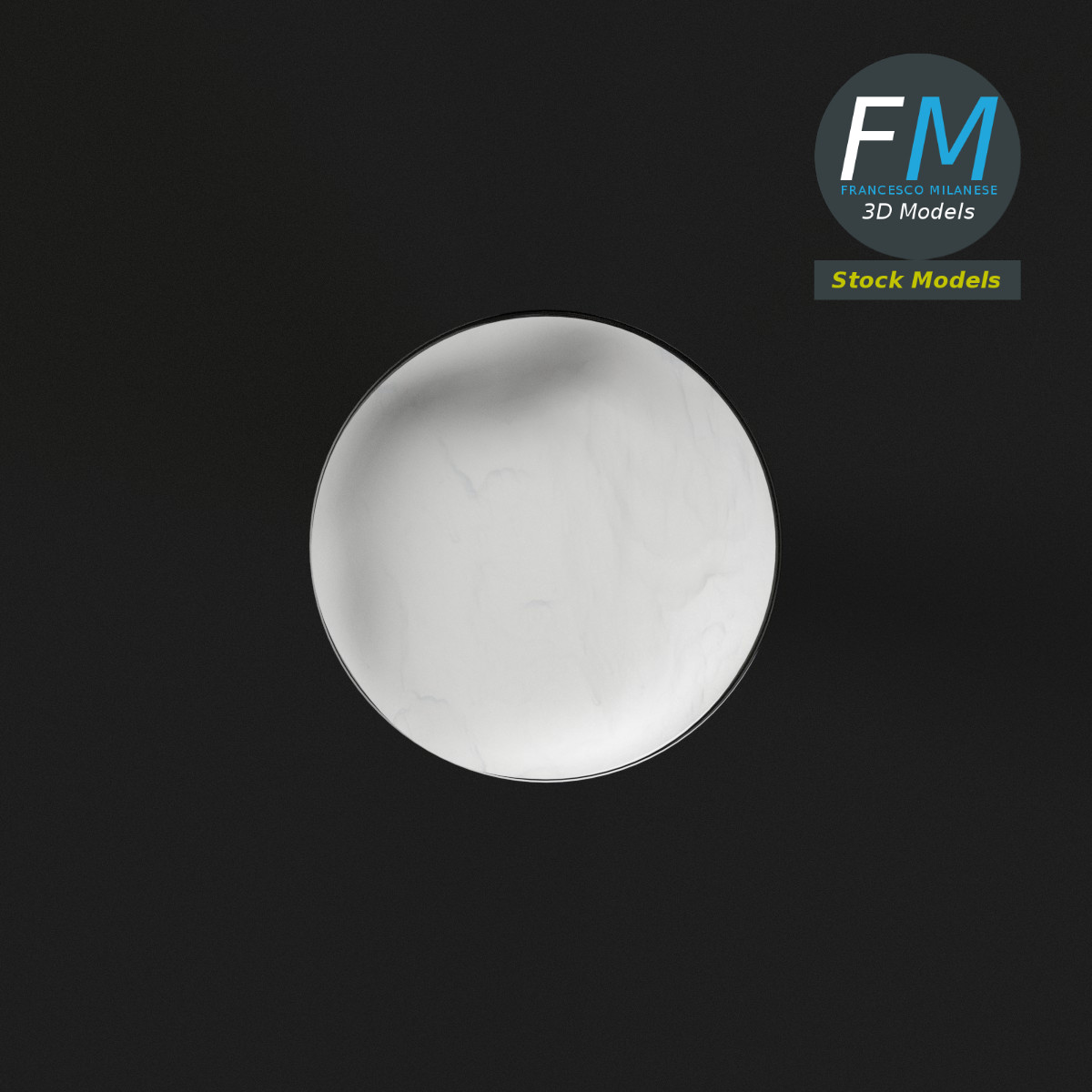 3D-Modell - Hohes Bierglas mit Schaum - 06