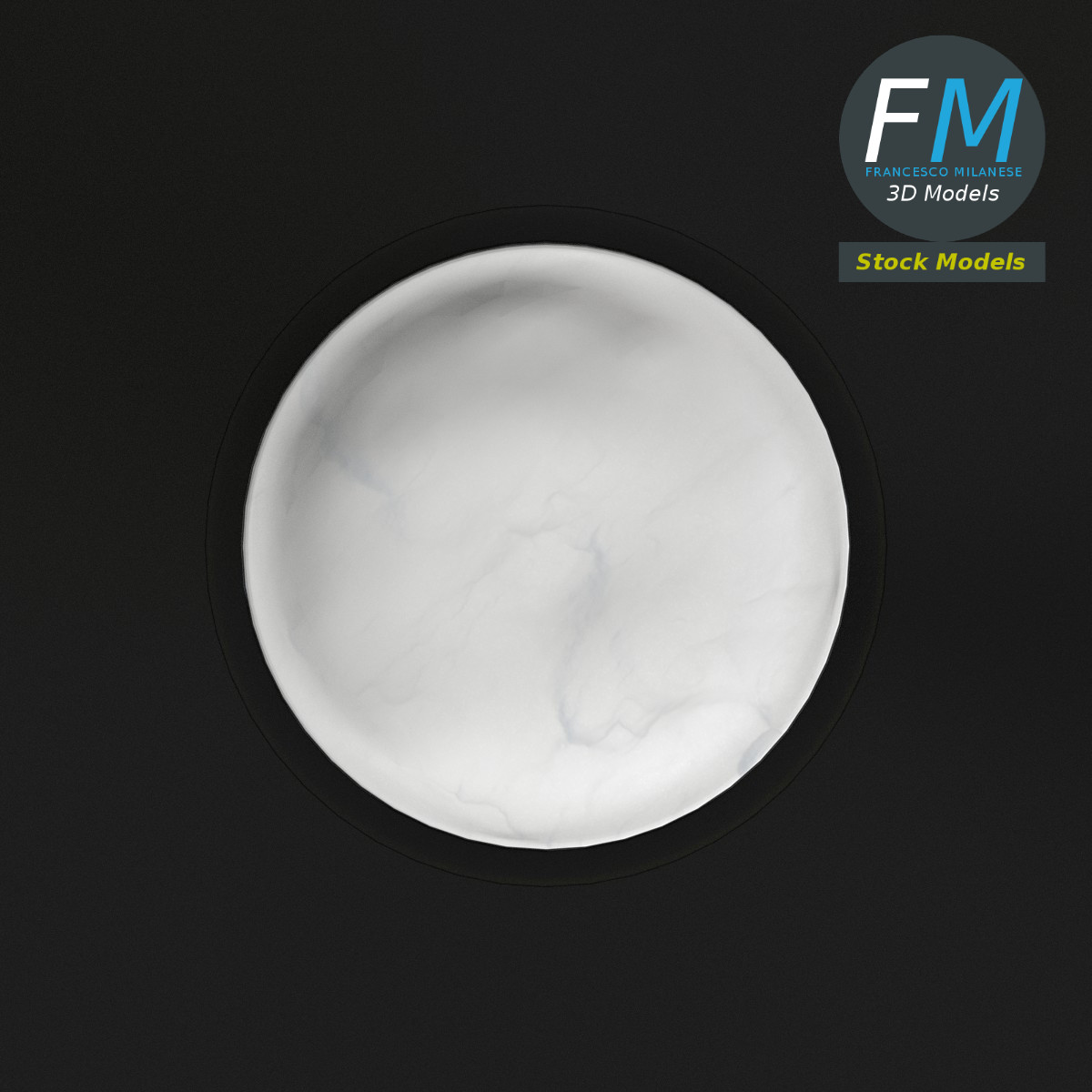 3D-Modell - Bierstielglas mit Schaum - 06