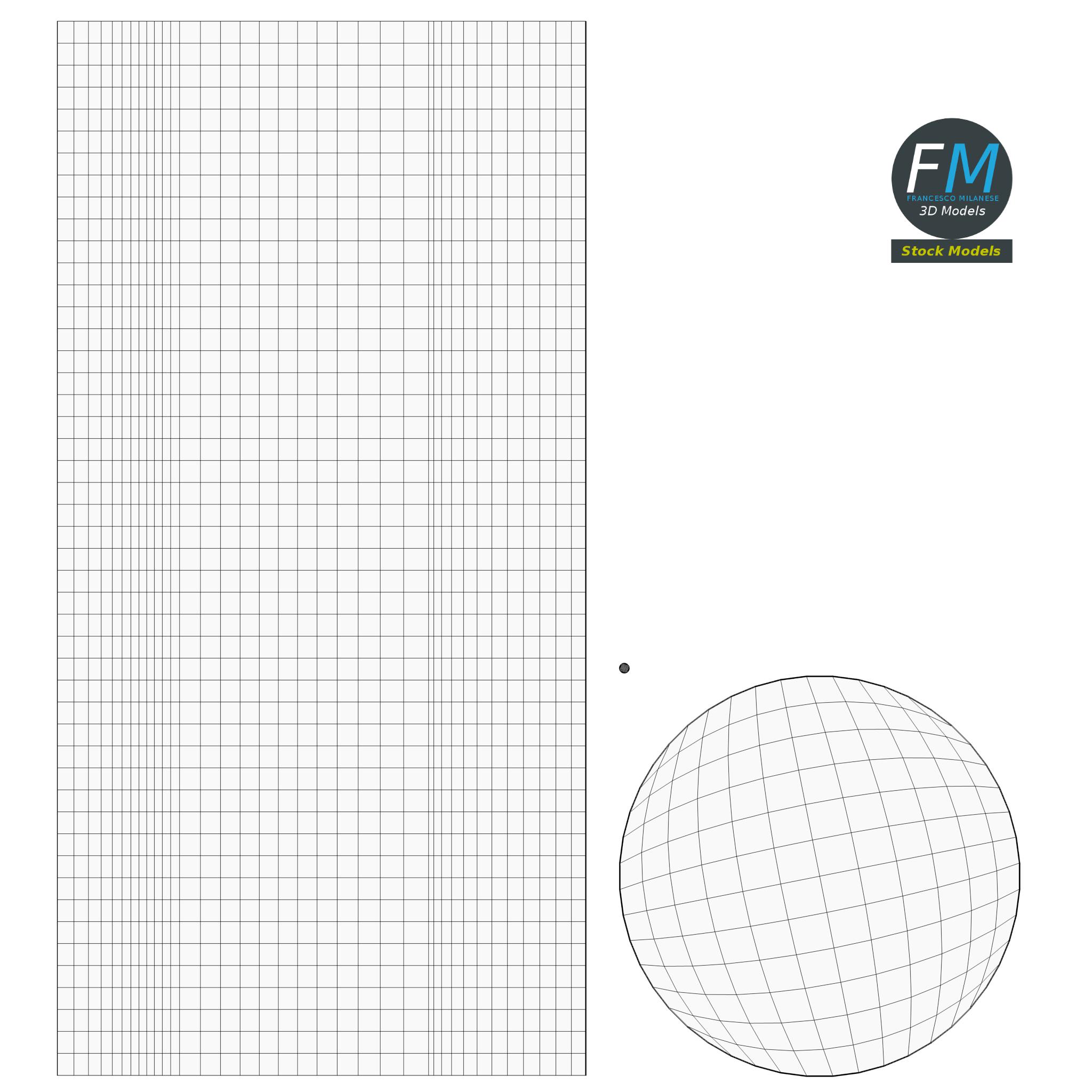 3D-Modell - Bierstielglas mit Schaum - 11