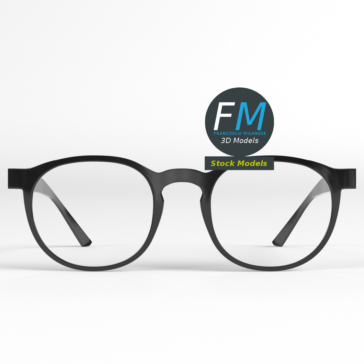 3D-Modell - Boston-Brille - 03