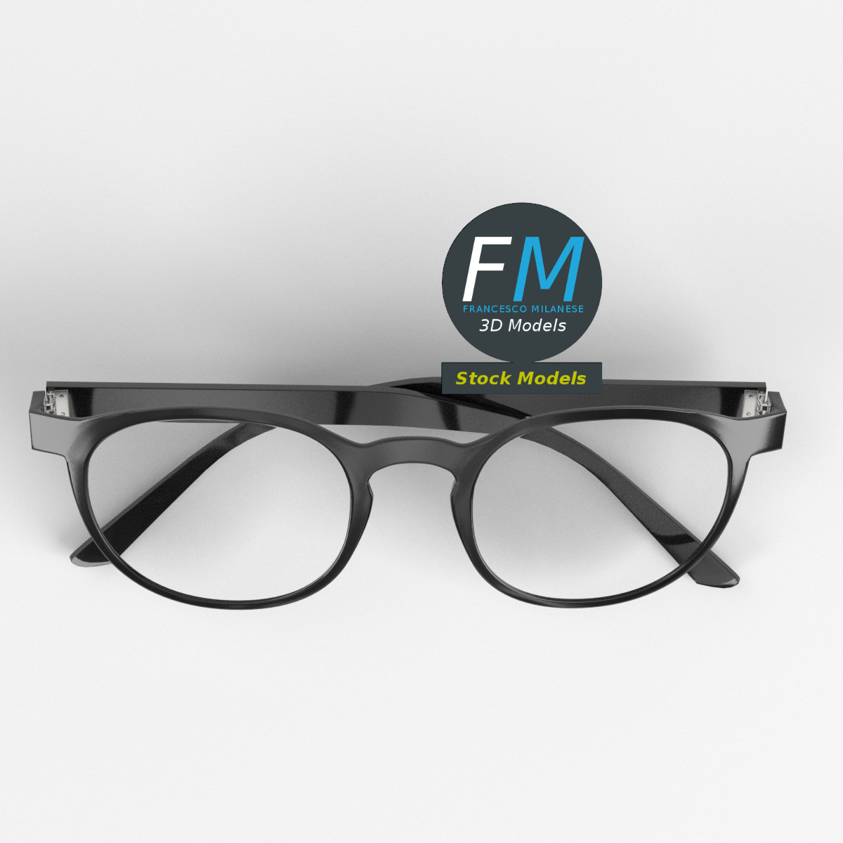 3D-Modell - Boston-Brille - 06